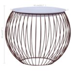 Couchtisch Golden Ø 41 cm – Bild 6