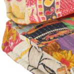 Palettensofa-Auflage Mehrfarbig Stoff Patchwork – Bild 5