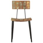 Esszimmerstühle 2 Stk. Altholz Massiv – Bild 4