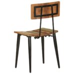 Esszimmerstühle 2 Stk. Altholz Massiv – Bild 6