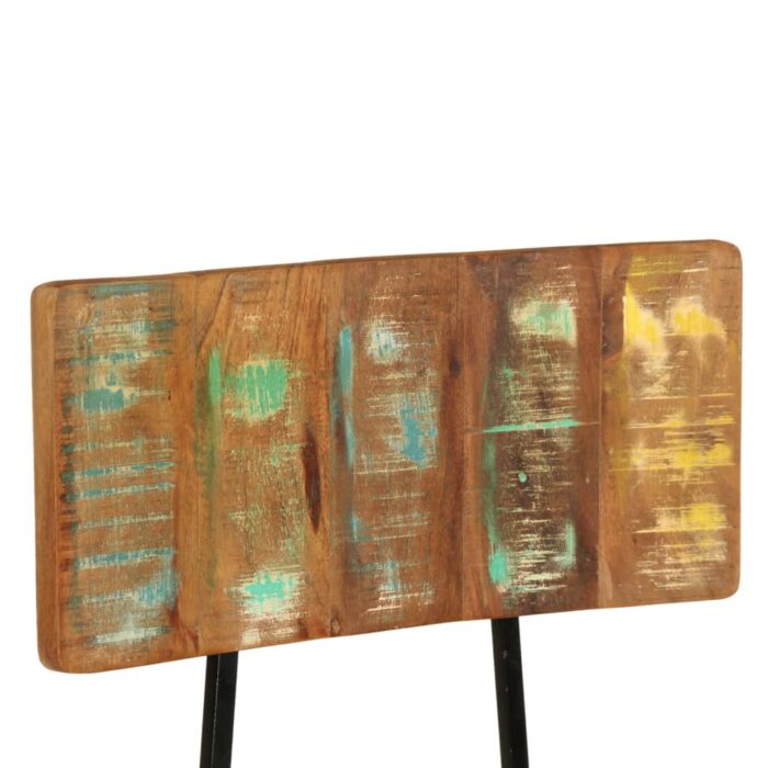 Esszimmerstühle 2 Stk. Altholz Massiv – Bild 7