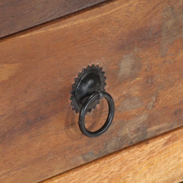 Sideboard 70x30x68 cm Altholz Massiv – Bild 8