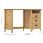 Schreibtisch Hill mit 3 Schubladen - Massivholz Kiefer – Bild 6