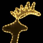 Rentier Weihnachtsdekoration mit Mesh 306 LEDs 60x24x89 cm – Bild 5
