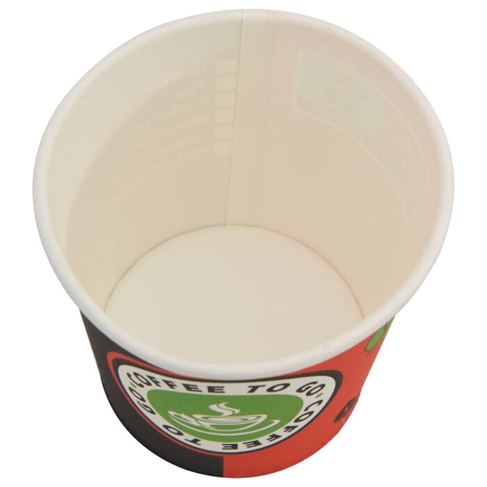 1000 Stk. Einweg-Kaffeebecher Pappe 120 ml (4 oz) – Bild 5