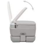 Tragbare Campingtoilette Grau 20 10 L – Bild 8