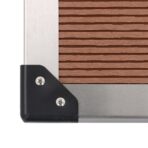 Gartendusche mit Bodenelement WPC Edelstahl – Bild 12