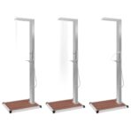 Gartendusche mit Bodenelement WPC Edelstahl – Bild 3