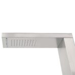 Gartendusche mit Bodenelement WPC Edelstahl – Bild 6