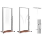 Gartendusche mit Bodenplatte WPC Edelstahl – Bild 3