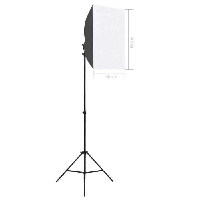 Fotostudio-Set mit Softboxen und Hintergrundsystem – Bild 4