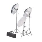 Fotostudio-Set mit Lampen und Hintergrundsystem – Bild 3