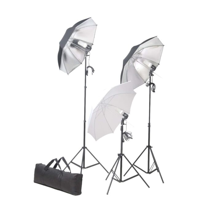 Fotostudio-Set mit Lampen und Hintergrundsystem – Bild 3