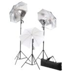 Fotostudio-Set mit Lampen und Hintergrundsystem – Bild 4