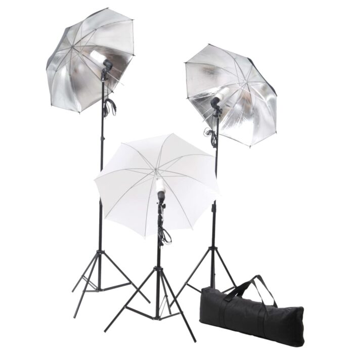 Fotostudio-Set mit Lampen und Hintergrundsystem – Bild 4