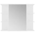 3-tlg. Badmöbel-Set Weiss Holzwerkstoff – Bild 7