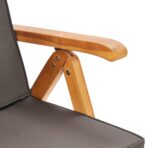 7-tlg. Garten-Essgruppe mit Kissen Massivholz Teak Grau – Bild 10