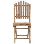 5-tlg. Garten-Essgruppe mit Kissen Klappbar Bambus – Bild 5