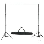 Fotostudio-Set mit Softboxen, Hintergrundsystem und Reflektor – Bild 4