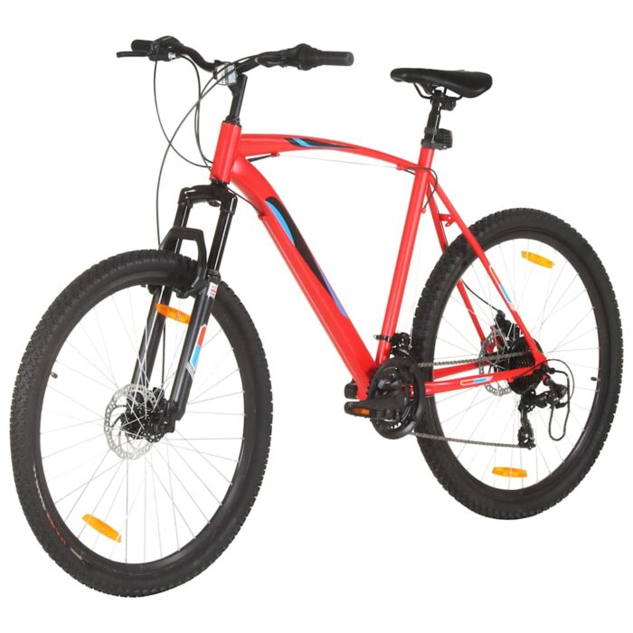 Mountainbike 21 Gang 29 Zoll Rad 53 cm Rahmen Rot – Bild 2