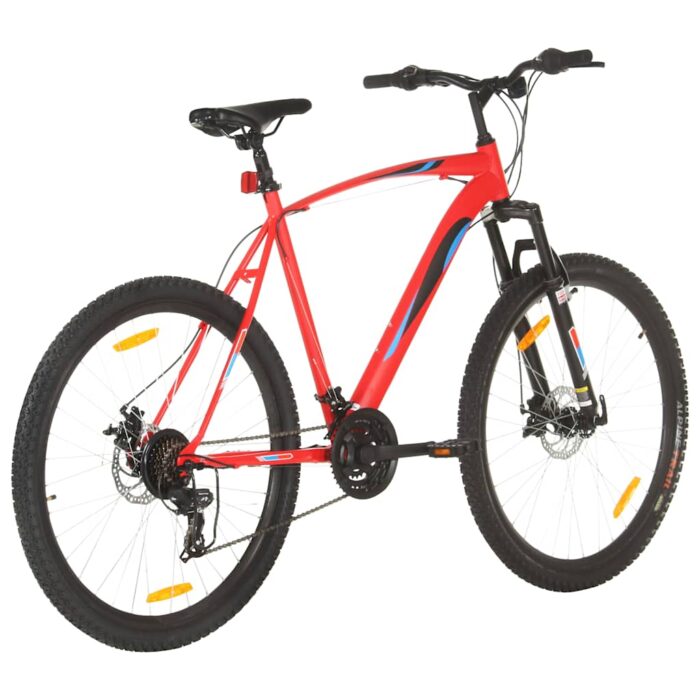 Mountainbike 21 Gang 29 Zoll Rad 53 cm Rahmen Rot – Bild 3
