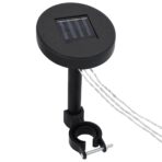 Pavillon mit Doppeldach & LED-Lichterkette 3x4 m Weiss – Bild 8