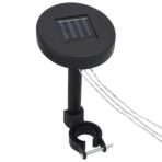 Pavillon mit LED-Lichterkette 3x3 m Cremeweiss – Bild 9