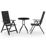 5-tlg. Bistro-Set und Anthrazit