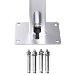 Gartendusche mit Brauner Bodenplatte 220 cm Aluminium – Bild 7