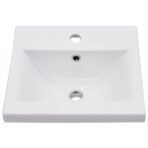 Badmöbel-Set Weiss Holzwerkstoff – Bild 13