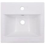 Badmöbel-Set Weiss Holzwerkstoff – Bild 10