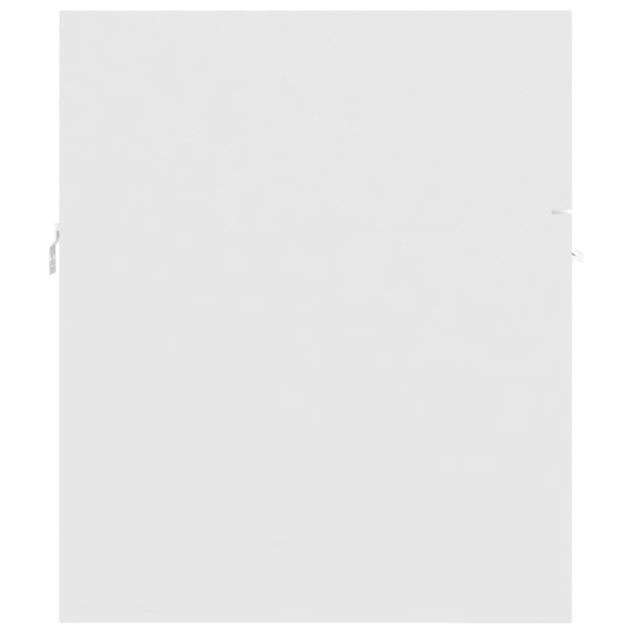 Badmöbel-Set Weiss Holzwerkstoff – Bild 9