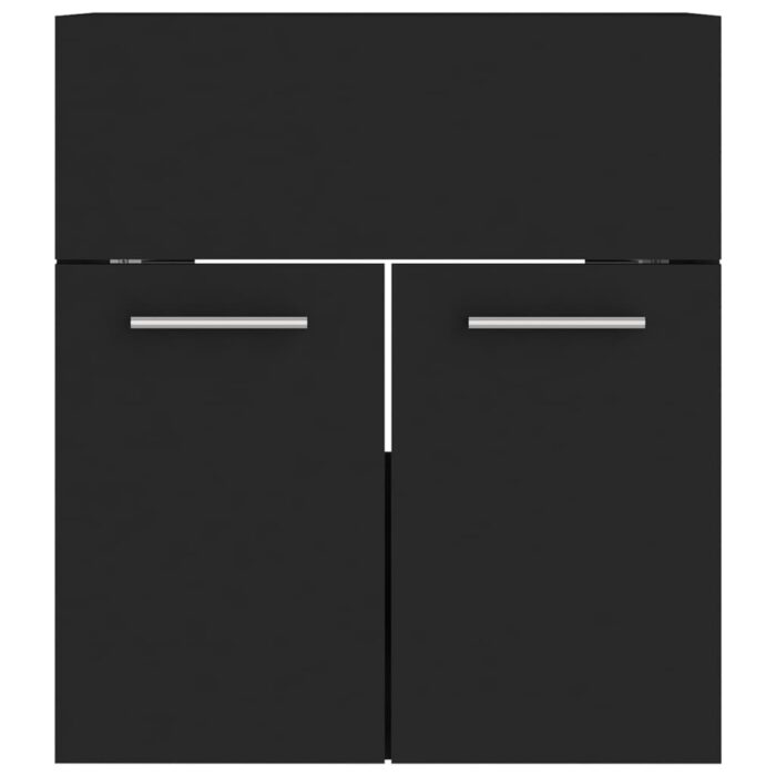 Badmöbel-Set Weiss Holzwerkstoff – Bild 12