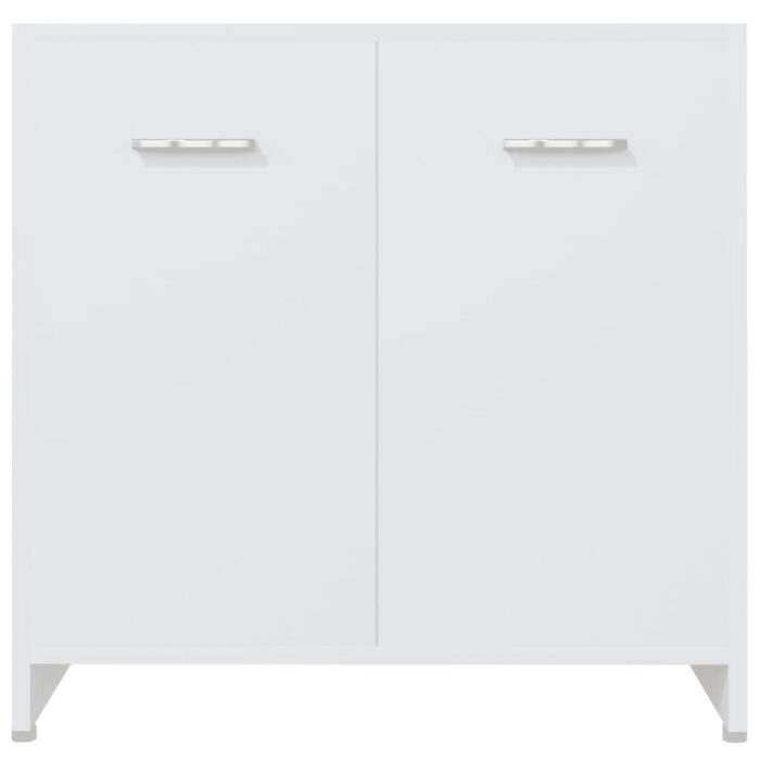 4-tlg. Badmöbel-Set Weiss – Bild 5