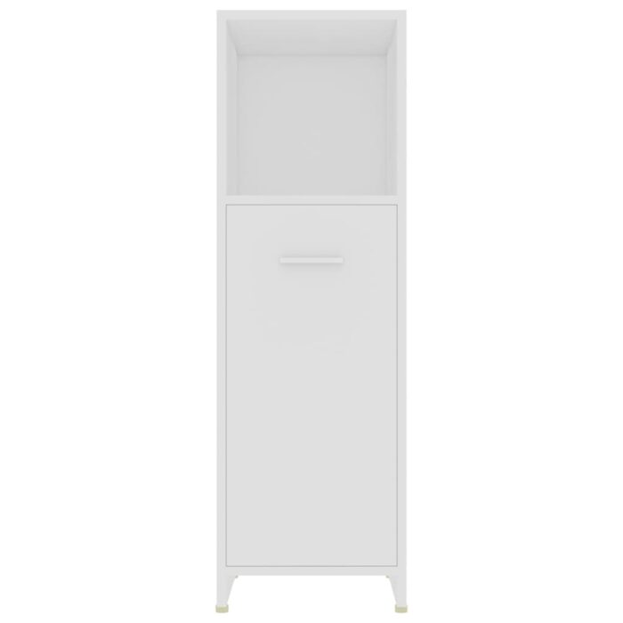 4-tlg. Badmöbel-Set Weiss – Bild 6