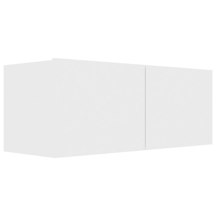 8-tlg. TV-Schrank-Set Weiss Holzwerkstoff – Bild 5