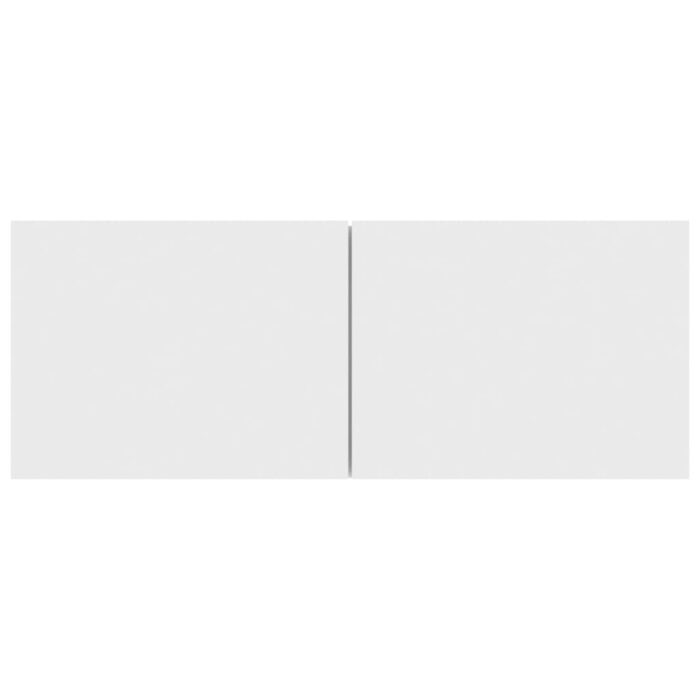 8-tlg. TV-Schrank-Set Weiss Holzwerkstoff – Bild 6