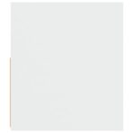 Nachttische 2 Stk. mit LEDs Weiss 60x35x40 cm – Bild 6