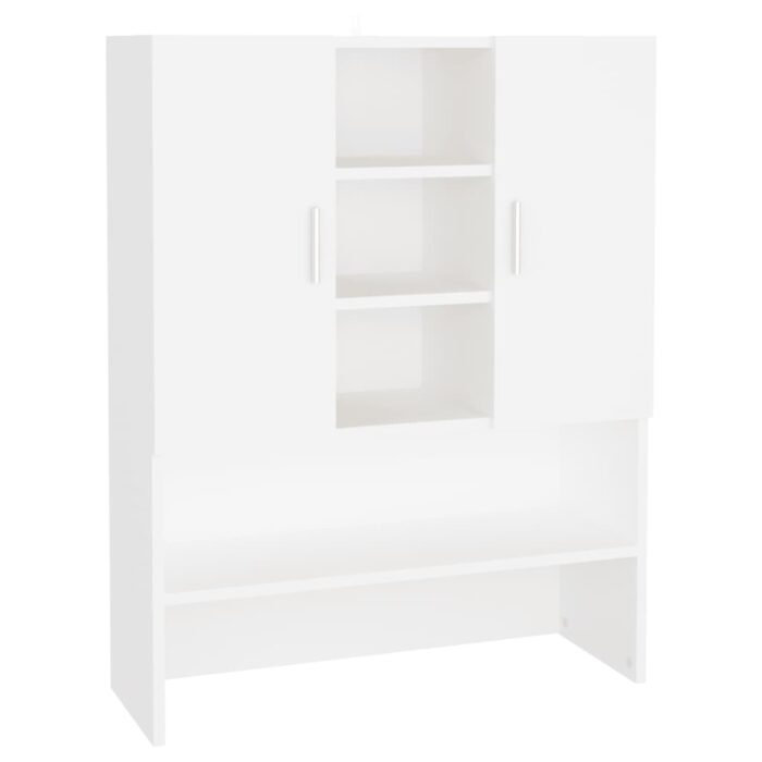 Waschmaschinenschrank Weiss – Bild 10