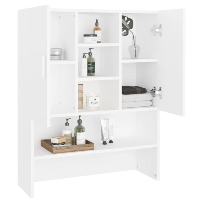 Waschmaschinenschrank Weiss – Bild 7