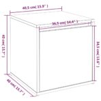 Garderoben-Set Weiss Holzwerkstoff – Bild 10