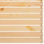 2-Sitzer-Gartensofa Kiefer Massivholz – Bild 6