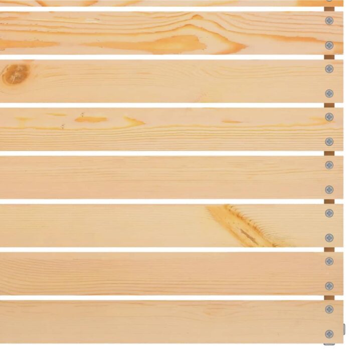 2-Sitzer-Gartensofa Kiefer Massivholz – Bild 6