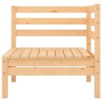 2-Sitzer-Gartensofa - Massivholz Kiefer – Bild 4