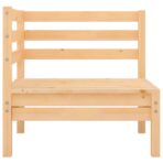 2-Sitzer-Gartensofa - Massivholz Kiefer – Bild 5