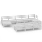 10-tlg. Garten-Lounge-Set - Massivholz Kiefer – Bild 2