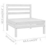 10-tlg. Garten-Lounge-Set - Massivholz Kiefer – Bild 7