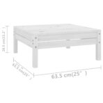 10-tlg. Garten-Lounge-Set - Massivholz Kiefer – Bild 8