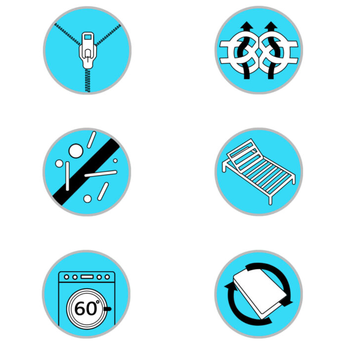 Tagesbett mit Matratze 90x200 cm Kiefer Massivholz – Bild 9