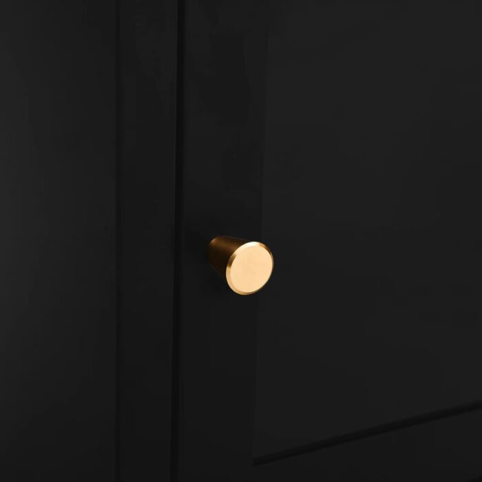 Nachttische 2 Stk. Schwarz 40x30x54,5 cm Stahl und Glas – Bild 11